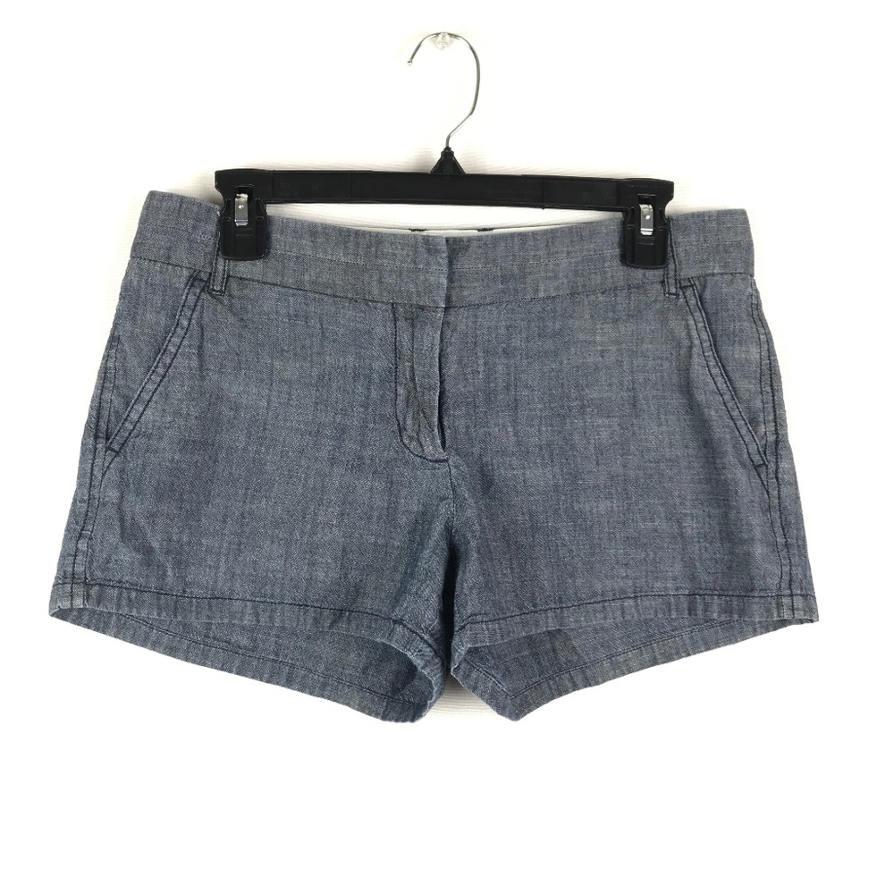 J Crew 100% Cotton Grey Gray Shorts Womens Size 6